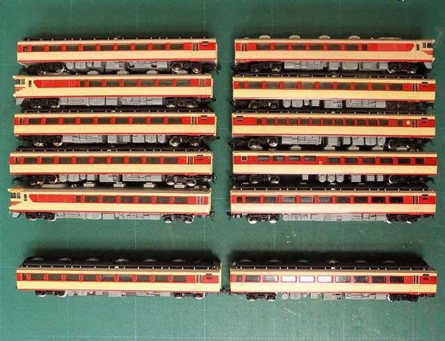 【値下げ】 TOMIXの単品時代の国鉄キハ181系特急ディーゼルカーを 鉄道模型
