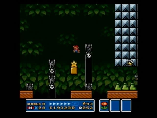 スーパーマリオブラザーズ3 【ワールド8-1】の攻略 ちびマリオで スーパーマリオブラザーズ3 【ワールド8-1】の攻略 ちびマリオで
