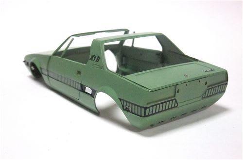 1/20 BANDAI FIAT X1/9 製作開始 - sportscar graphic