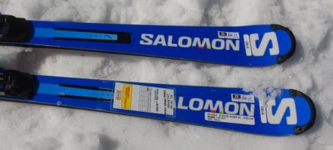 シーズンモデルのスキー板，試乗レポートそのSALOMON S/RACE
