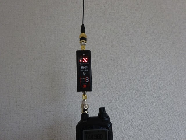 SWR・パワー計 SW-33 を試す - JO7TCX アマチュア無線局