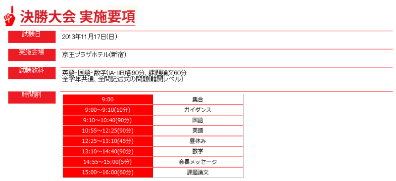 全国統一高校生テスト決勝大会2019年11月 東進全国統一高校生テスト決勝大会 問題用紙・解答解説 2019年11月24