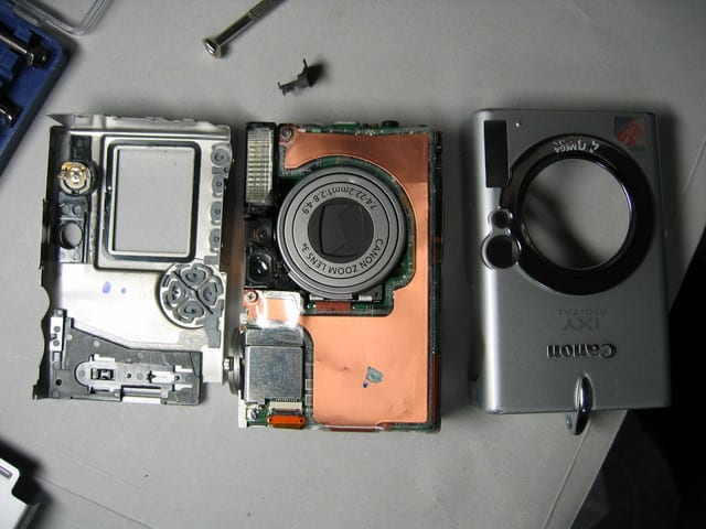 CANON IXY 400 検証・分解 - くっしーの徒然日記
