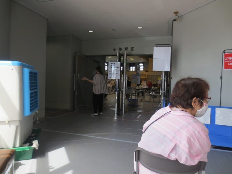 新型コロナウイルスワクチン 広島市佐伯区スポーツセンター フルムーン日記