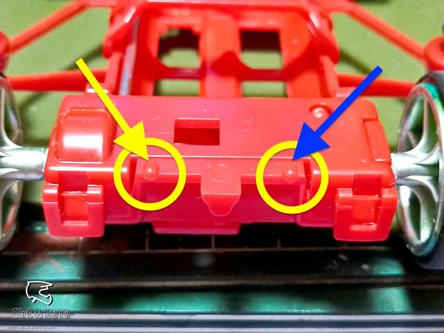 □ミニ四駆 “旧FMシャーシ”（純粋）に[スーパーFMシャーシ]用