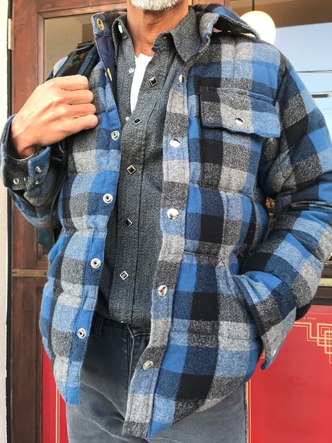 こんな感じで殆どの日常をカバーしてくれる別注ダウンシャツは如何でしょう！ - boysmarket
