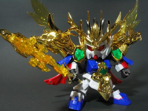 SDガンダム BB戦士 三国伝 三位一体 翔烈帝 龍装 天玉鎧 五誇将