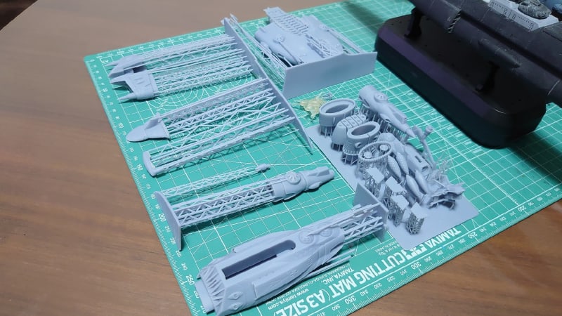 1/1000 帝星ガトランティス軍ククルカン級襲撃型駆逐艦(零くん 1/1000 帝星ガトランティス軍ククルカン級襲撃型駆逐艦(零くん
