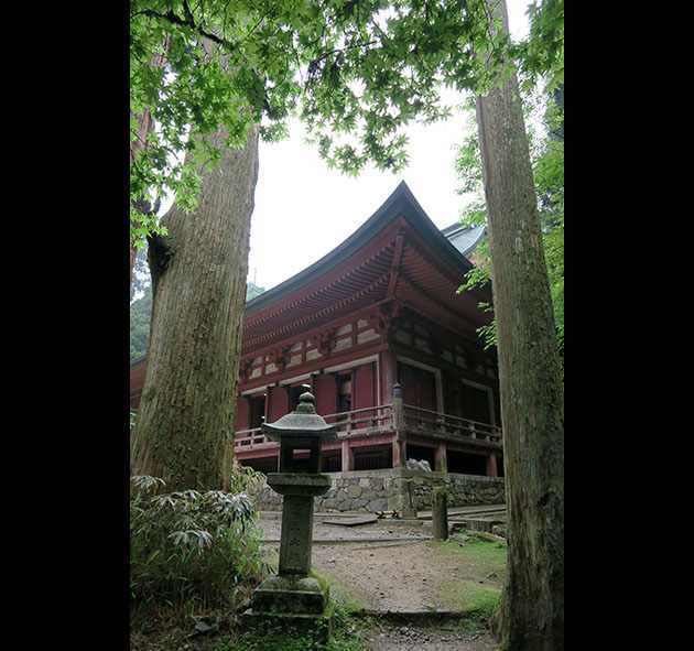 比叡山延暦寺西塔、霧靄掛かり。 - 土曜日は古寺を歩こう。