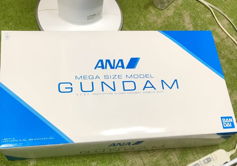 1番デカいガンプラと1番？小さいガンプラ。1／48メガサイズ ANA
