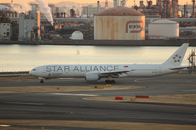 シンガポール航空のスターアライアンス塗装機 - エアライン撮影日記