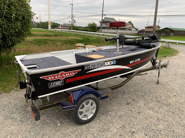 WIZARD WV-375D 中古艇! - 青野ダムの釣果 WIZARD WV-375D 中古艇! - 青野ダムの釣果