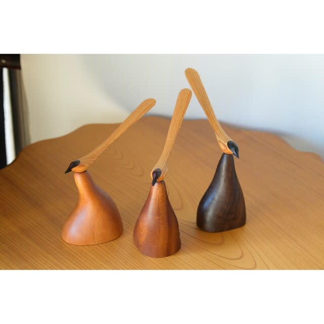 彫刻家 田原良作 くぐり抜け 良工房 鳥のバターナイフ オブジェ 彫刻家 田原良作 くぐり抜け 良工房 鳥のバターナイフ オブジェ