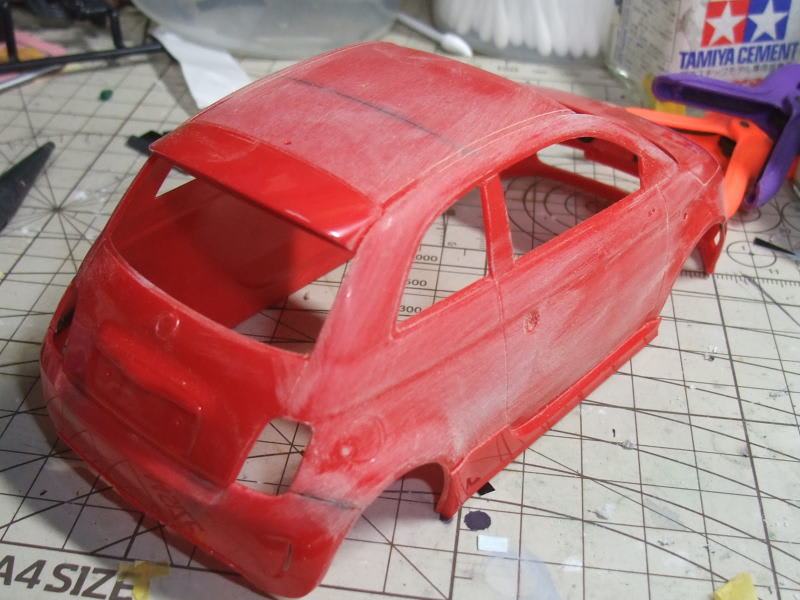 1/24 FIAT ABARTH 695 Tribute FERRARI【1】 - がらくたどうBlog