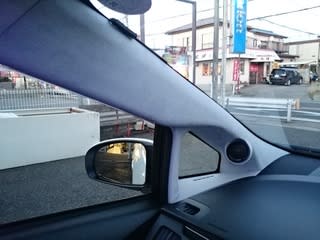 プリウス30系 BLAM 165.100 Aピラーマウント施工