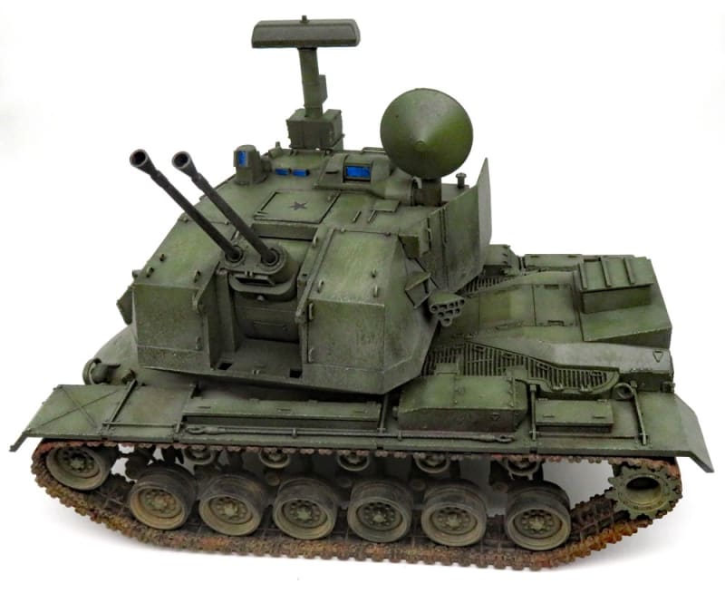 M247 SGT YORK タミヤ 1/35 #14 完成 - はじめの戦車模型づくり