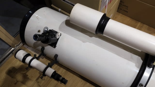 ★斜鏡付属★細井光学 25cm パイレックス 反射望遠鏡 FL1250mm パラボラミラー 放物面