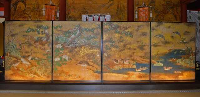 キヤノンが「秋冬花鳥図」（大英博物館所蔵）のレプリカを談山神社に 