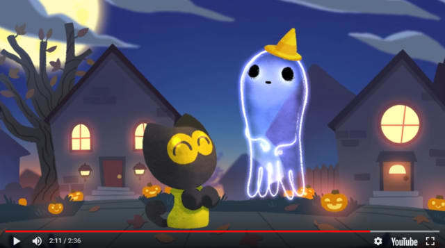 Googleのロゴ ハッピーハロウィン 17 Etoile