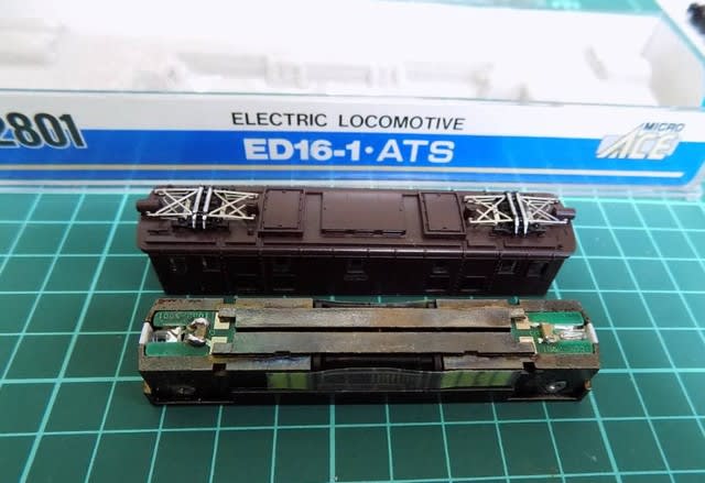 MICRO ACEのA2801 ED16-1 ATS装備 立川機関区を弄る