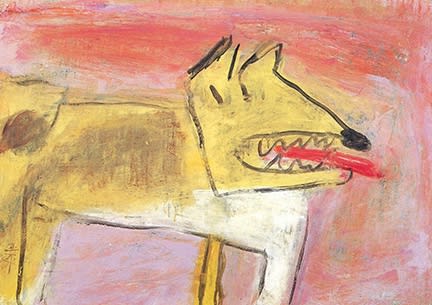 松田正平作品 黄薔薇