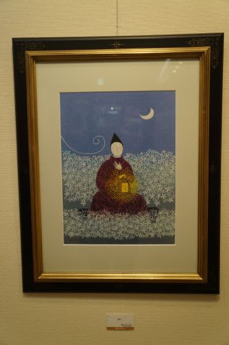 加藤千代さん染画展 - 本日はスポットライト日和!! 加藤千代さん染画展 - 本日はスポットライト日和!!