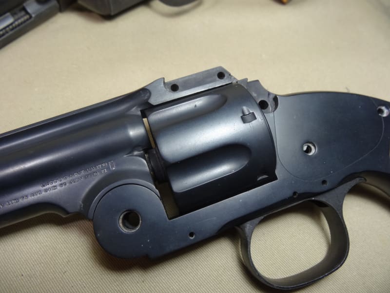 S&W Mod3 スコフィールド(CAW製モデルガン)の再仕上げ(その1 S&W Mod3 スコフィールド(CAW製モデルガン)の再仕上げ(その1