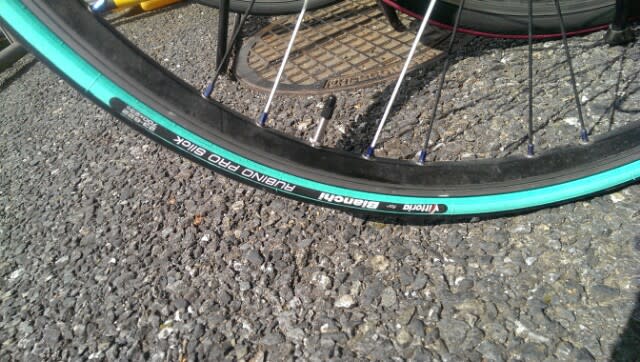 Bianchi - bianchi ZAFFIRO PRO Slick タイヤ 2本 チェレステ bianchi ZAFFIRO PRO Slick タイヤ 2本 チェレステ