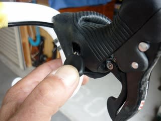 エルゴパワー シフトワイヤーの通し方 - Kinoの自転車日記 エルゴパワー シフトワイヤーの通し方 - Kinoの自転車日記