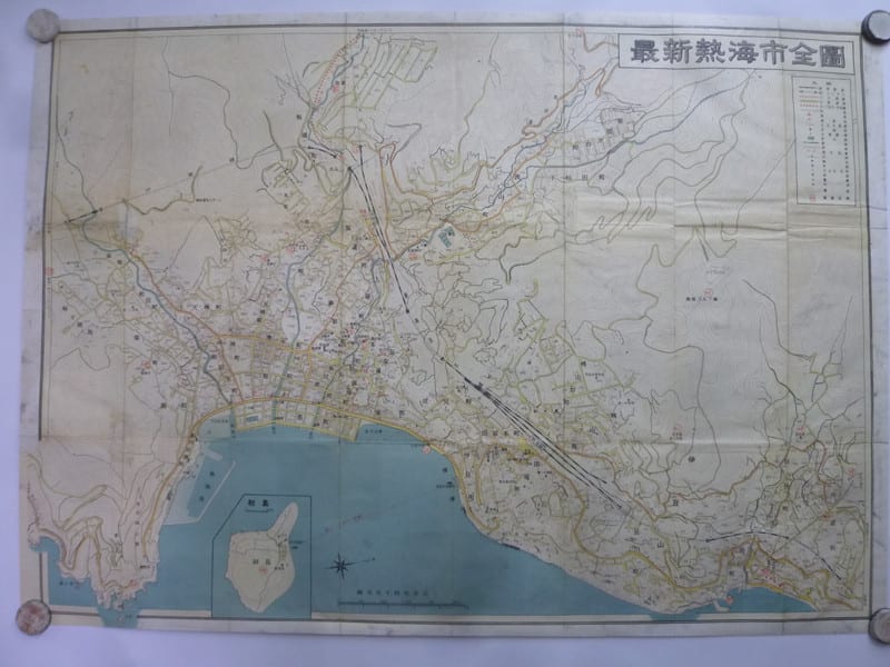 J-159 熱海温泉全鳥瞰図 - 新日本古地図学会 J-159 熱海温泉全鳥瞰図 - 新日本古地図学会