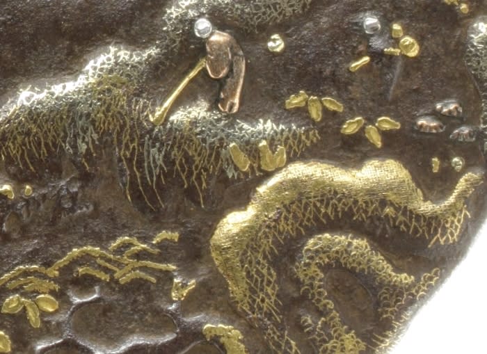 【2024最新作】 山水図鍔 若芝 Zenzai by 鐔鑑賞記 - Tsuba Jakushi 武具