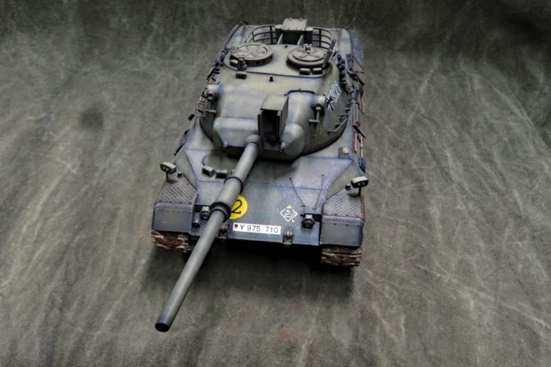 西ドイツ・レオパルド中戦車 #11 完成 - はじめの戦車模型づくり