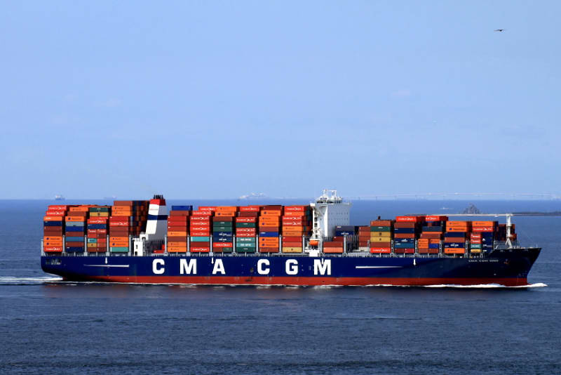 コンテナ船 「 CMA CGM OHIO 」 ( MLT / CMA CGM ) 本日 コンテナ船 「 CMA CGM OHIO 」 ( MLT / CMA CGM ) 本日