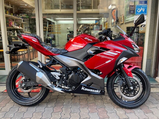 KAWASAKI】Ninja250R 赤 126cc-250cc