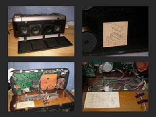 機器修理】SONY D-2010 CDラジカセ - 音響機器修理「京とんび」