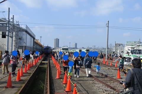 保線押しです~尾久車両センターの「ふれあい鉄道フェスティバル 保線押しです~尾久車両センターの「ふれあい鉄道フェスティバル