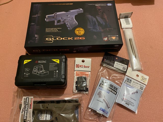 初めてのガスガンカスタム~ 東京マルイ GLOCK26 ガスブロー 初めてのガスガンカスタム~ 東京マルイ GLOCK26 ガスブロー