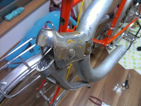革製のバーテープを巻く - 古今輪風@自転車ふぁん