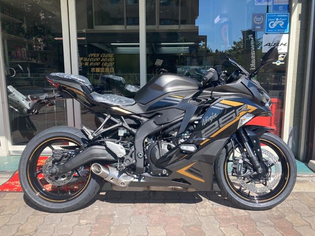 2021/9/27◇2022年モデル「Ninja ZX-25R SE」入荷しましたっ 2021/9/27◇2022年モデル「Ninja ZX-25R SE」入荷しましたっ