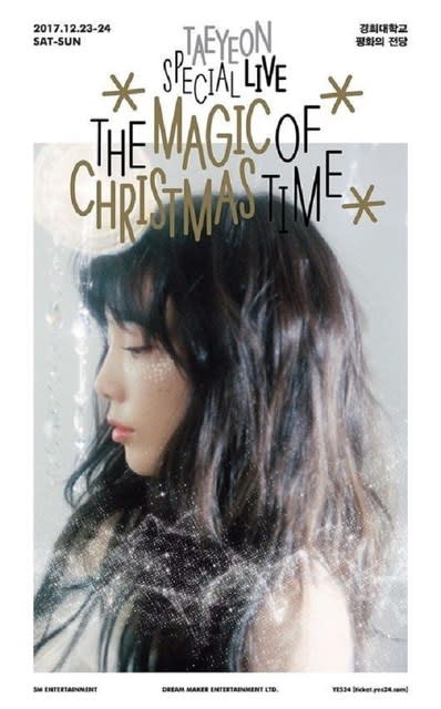 TaeYeon Special Live -Magic Of Christmas Time (2DVD+Photobook) : テヨン |  HMV&BOOKS online - SMDVD054