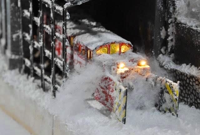 雪景色ジオラマ 制作中 - ふせちゃんのブログ 雪景色ジオラマ 制作中 - ふせちゃんのブログ