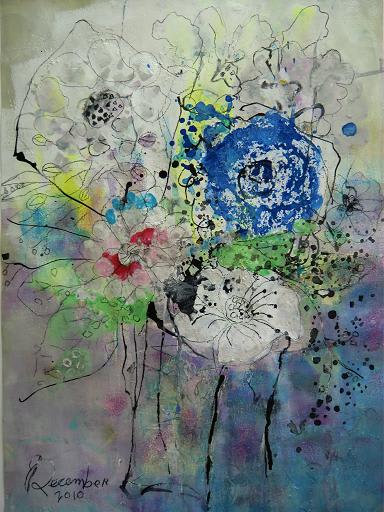 絵画　半抽象画