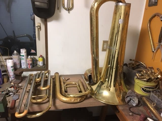 YAMAHA YBB-321 セミ・オーバーホール 1 - TUBA修理職人