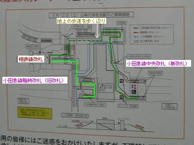 海老名のりかえ小田急線大和のりかえ相鉄線」 案内板相模鉄道看板