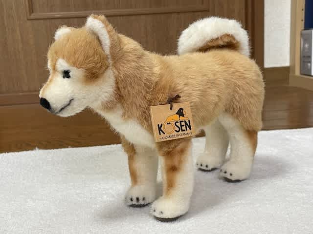 新品タグ付き KOSEN 柴犬 ぬいぐるみ 完売品 とても可愛いお顔❣️ ケーセン ぬいぐるみ kosen 柴犬(伏せ） 33cmイヌ 犬 の いぬ