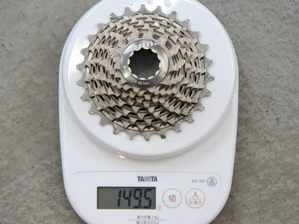 SRAM RED XG1090 Cassette ~ Di2に149gのスラムレッド SRAM RED XG1090 Cassette ~ Di2に149gのスラムレッド