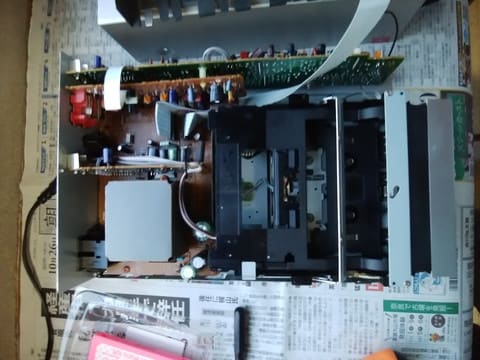 カセットデッキ Victor TD-EX7 修理 - トランスポーターと