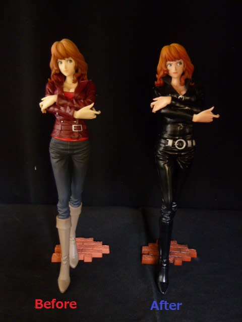 峰不二子 MASTER STARS PIECE バンプ フィギュアフルリペイント