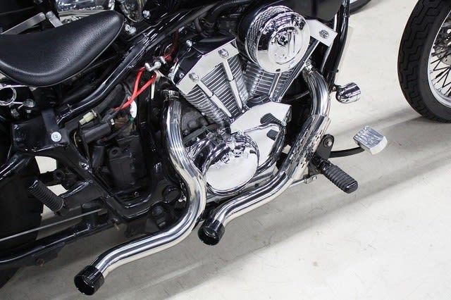 STEED スティード ターンアウトマフラー取り付けしました STEED スティード ターンアウトマフラー取り付けしました