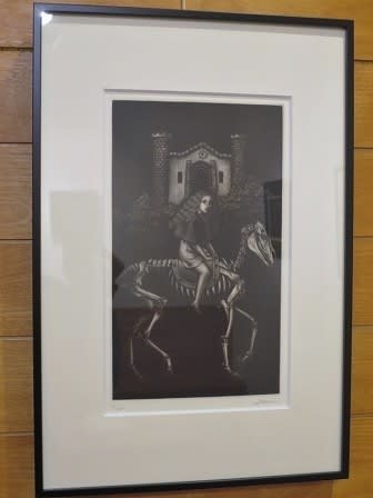 限定20部 山城有未 「frame」銅板画